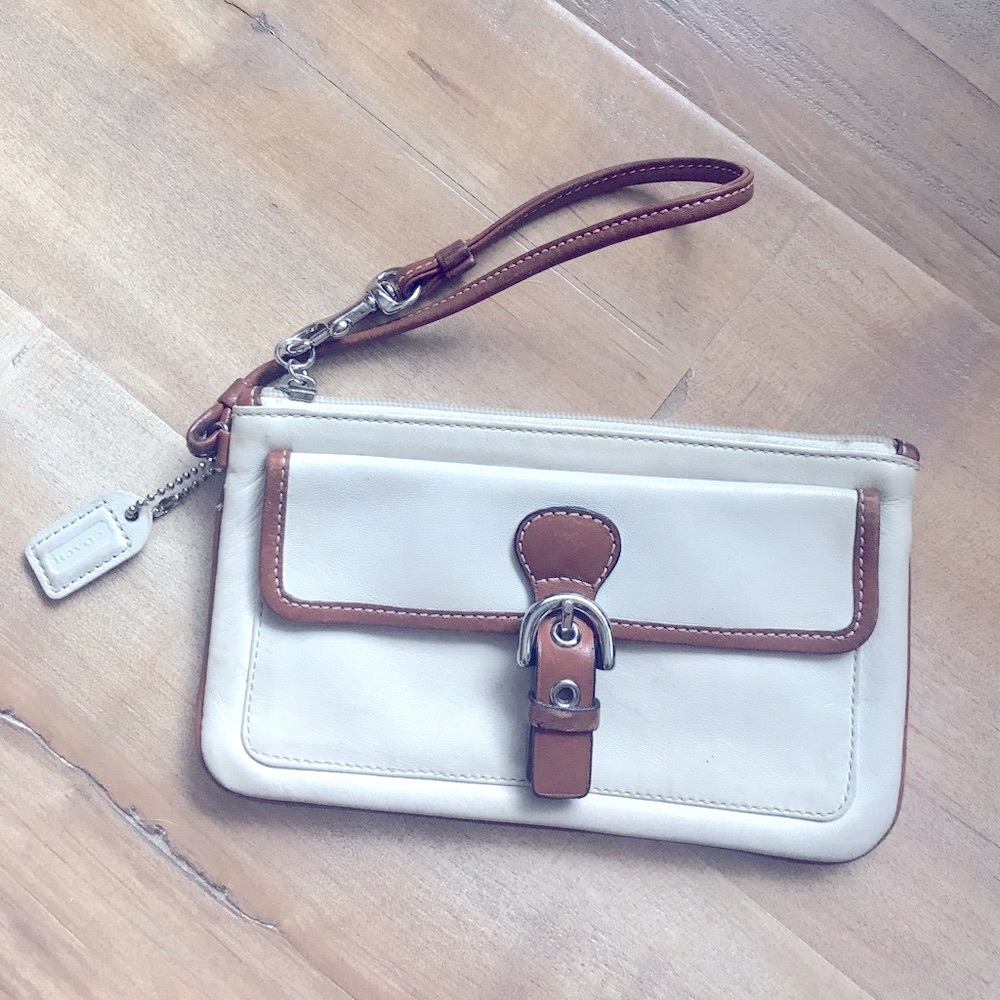 Coach Leather Wristlet